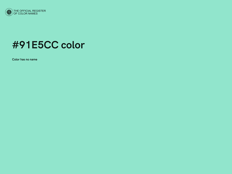 #91E5CC color image