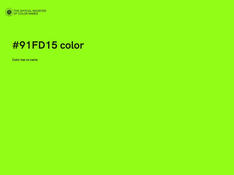 #91FD15 color image