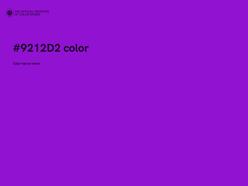 #9212D2 color image