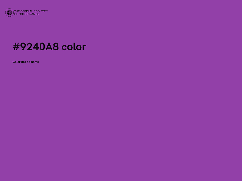 #9240A8 color image