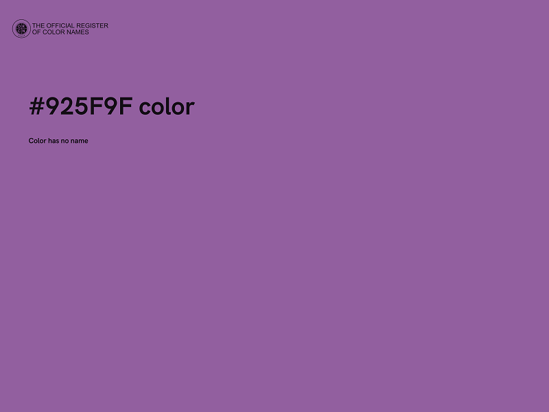 #925F9F color image