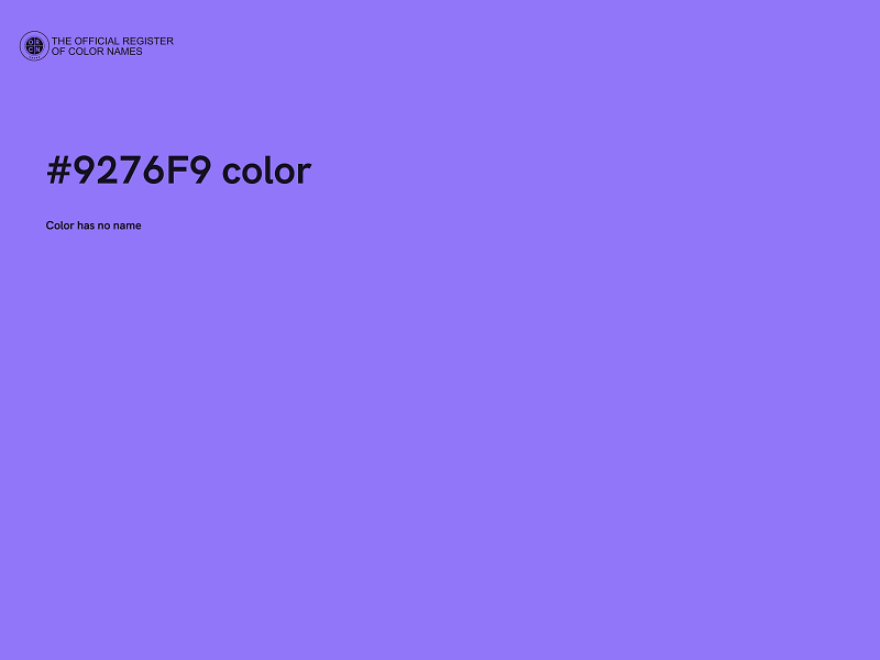 #9276F9 color image