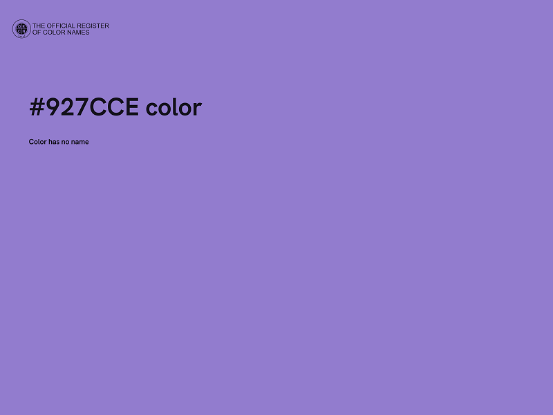 #927CCE color image