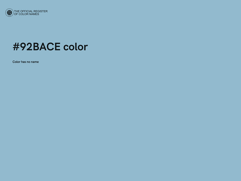 #92BACE color image