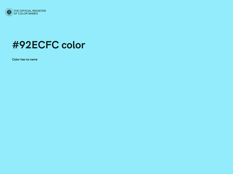 #92ECFC color image