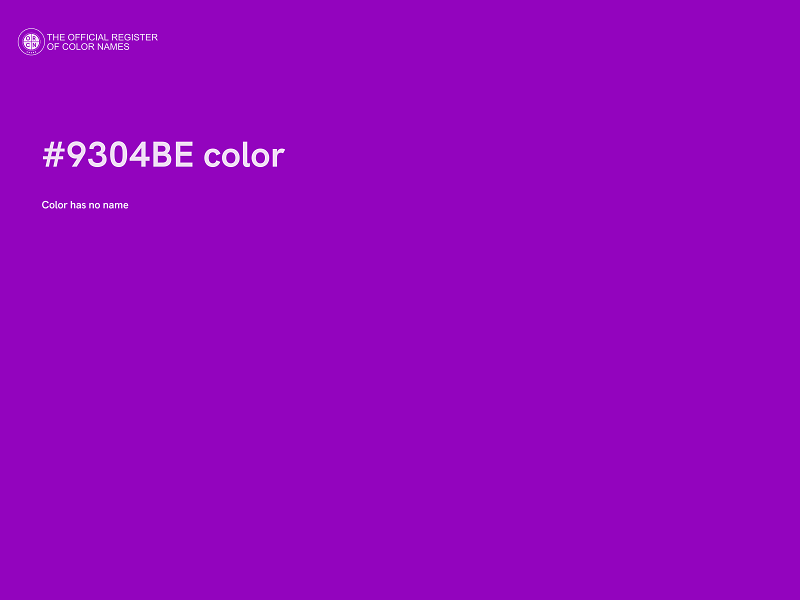 #9304BE color image