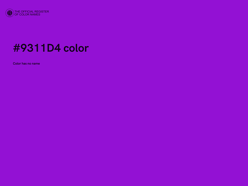 #9311D4 color image