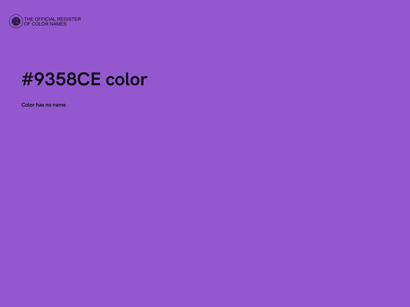 #9358CE color image