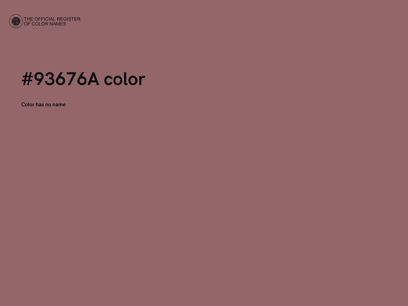 #93676A color image