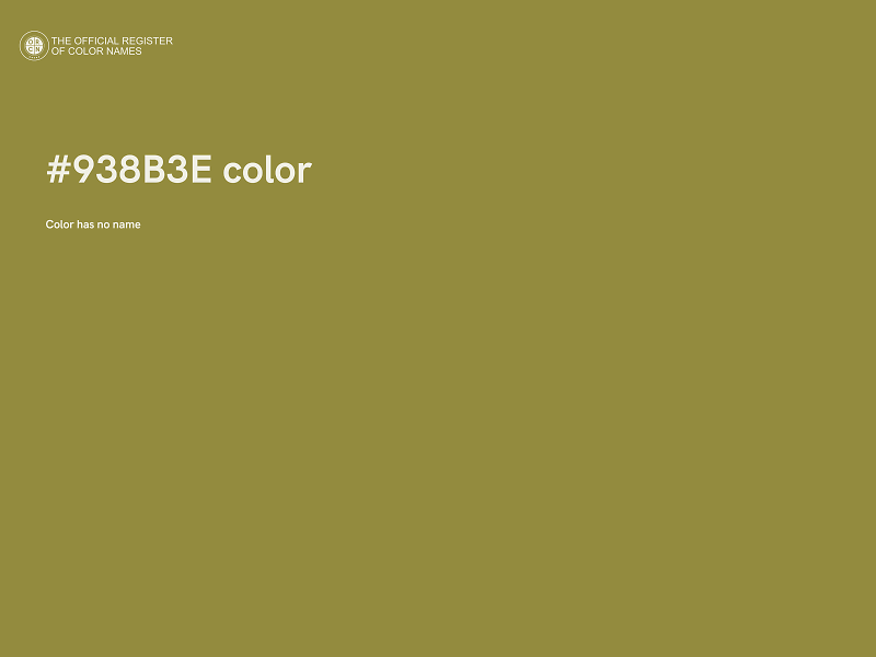 #938B3E color image