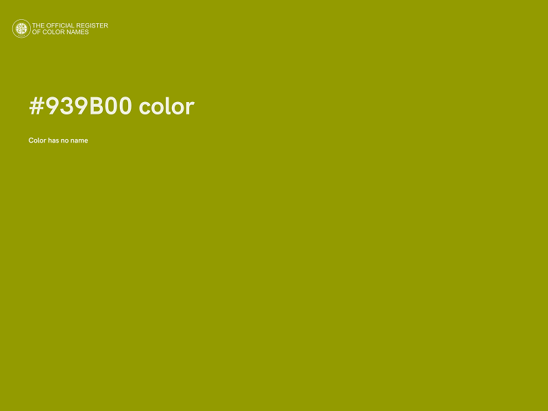 #939B00 color image