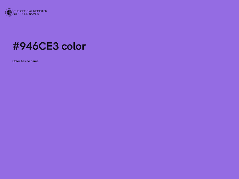 #946CE3 color image