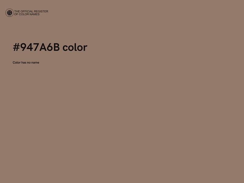 #947A6B color image