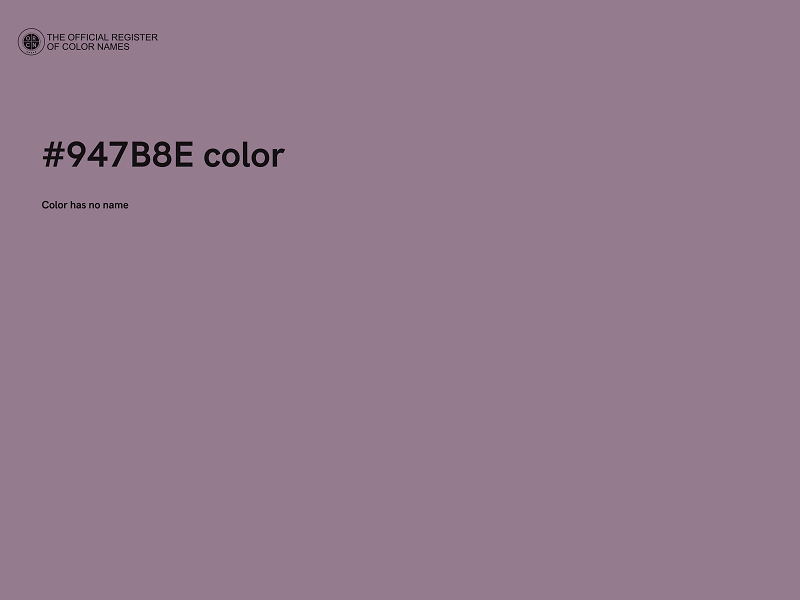 #947B8E color image