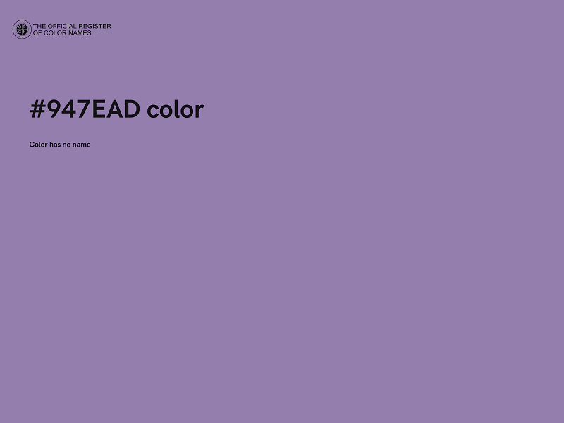 #947EAD color image