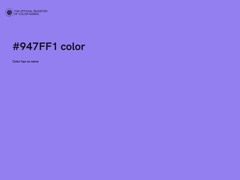 #947FF1 color image