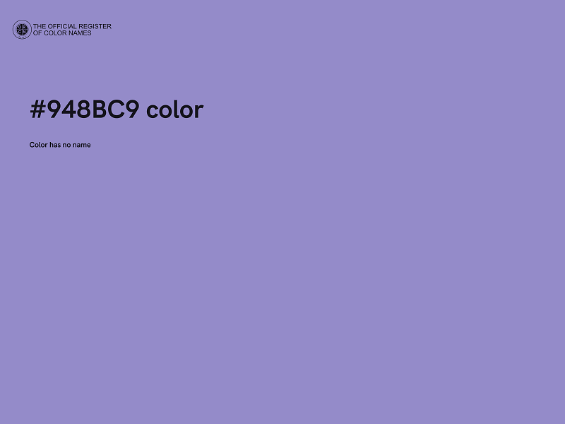 #948BC9 color image