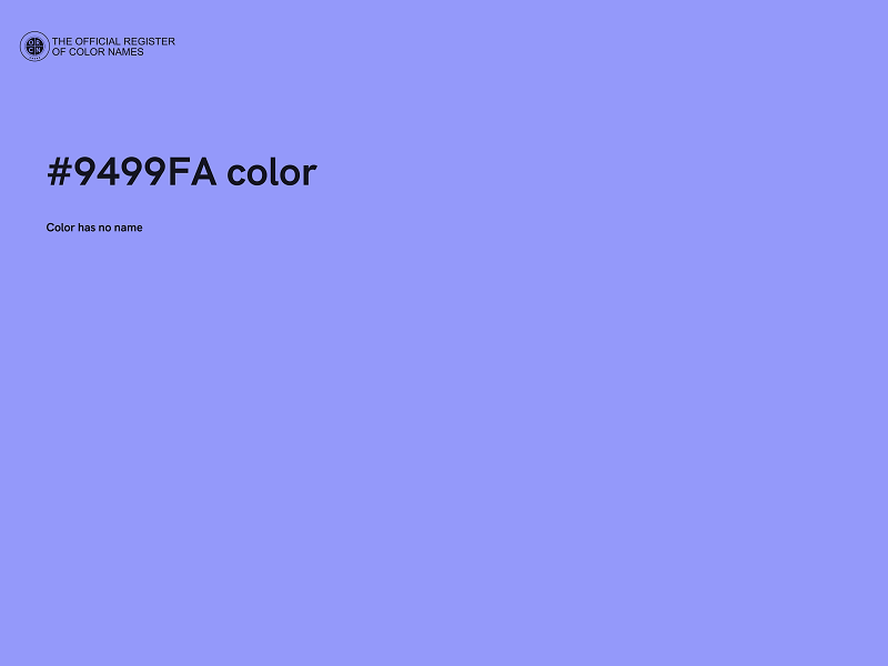 #9499FA color image