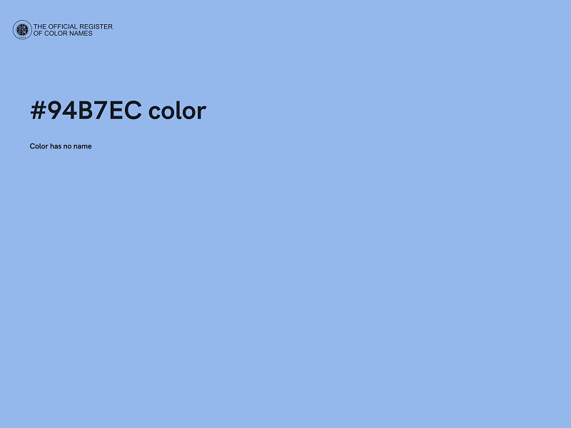 #94B7EC color image