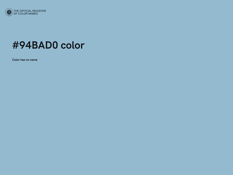 #94BAD0 color image