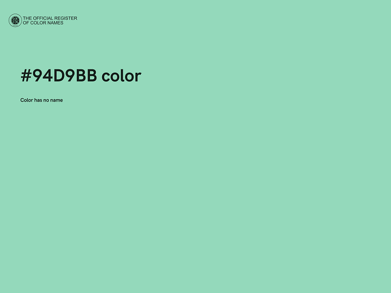 #94D9BB color image