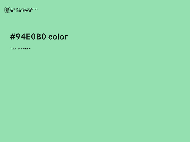 #94E0B0 color image