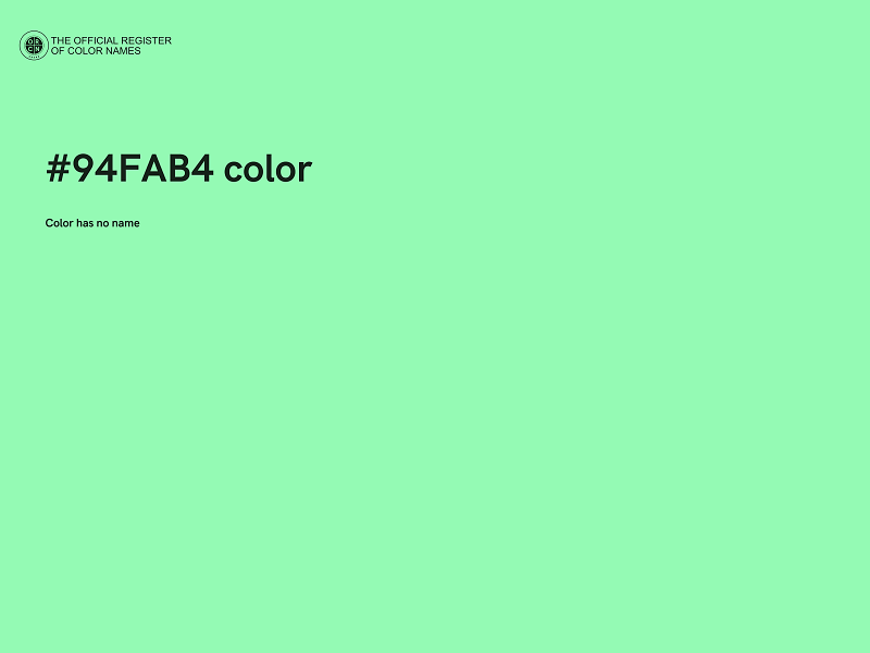 #94FAB4 color image