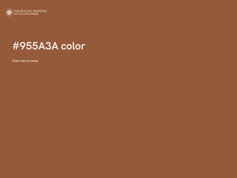 #955A3A color image