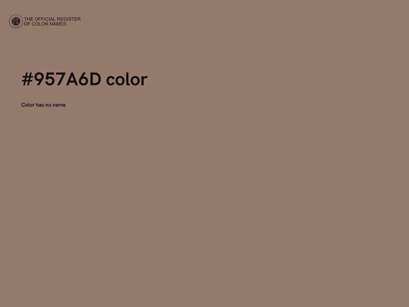 #957A6D color image