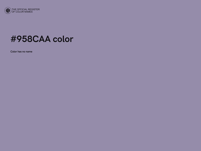 #958CAA color image