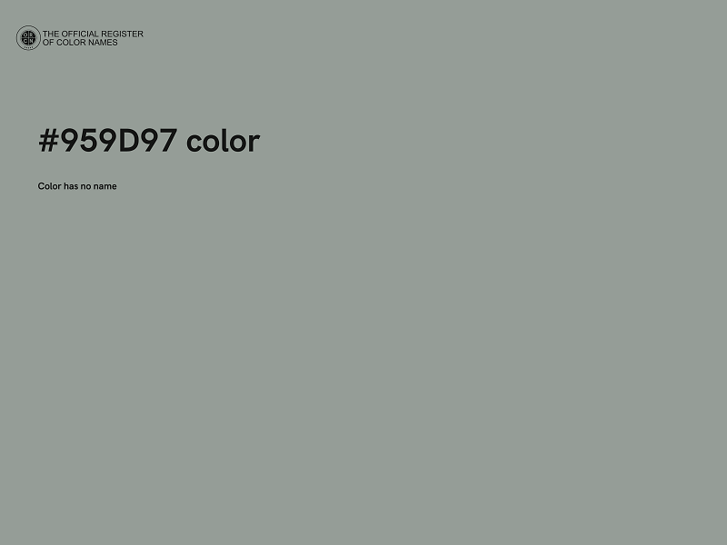 #959D97 color image