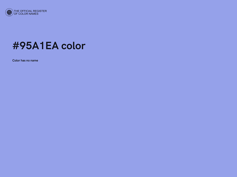 #95A1EA color image