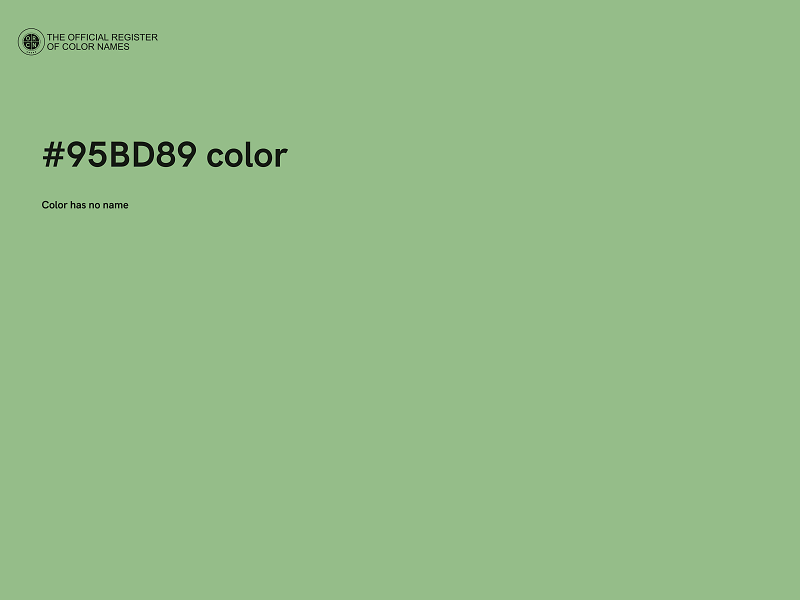 #95BD89 color image