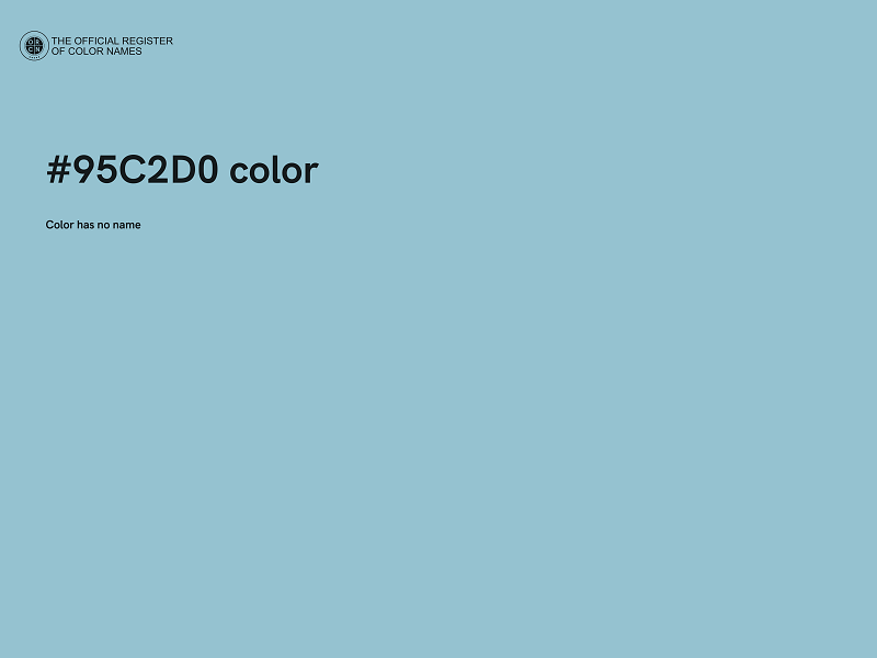 #95C2D0 color image