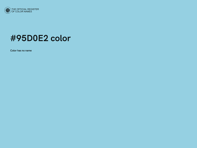 #95D0E2 color image