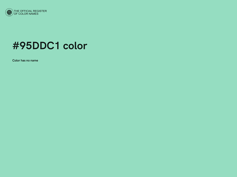 #95DDC1 color image