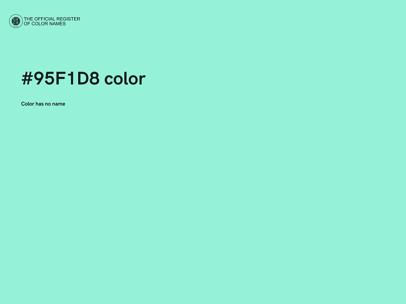 #95F1D8 color image