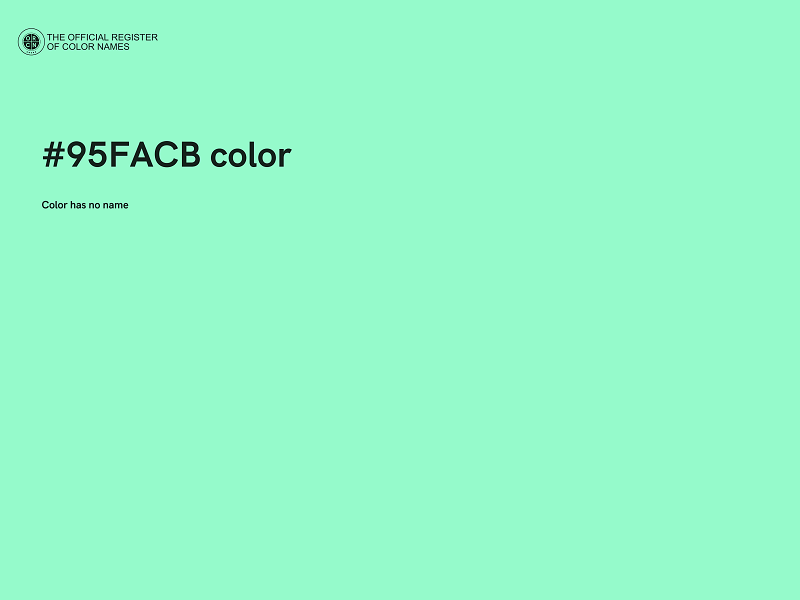 #95FACB color image