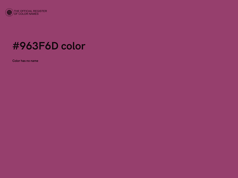 #963F6D color image