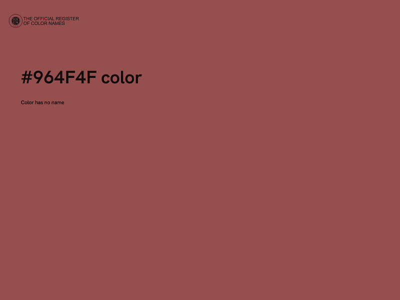 #964F4F color image