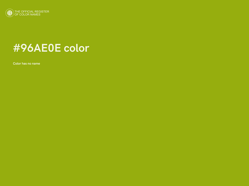 #96AE0E color image