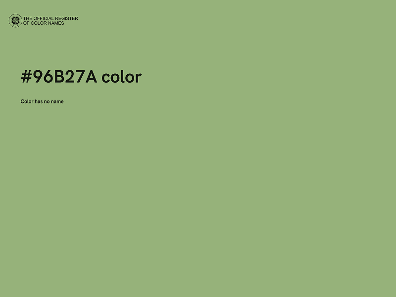 #96B27A color image