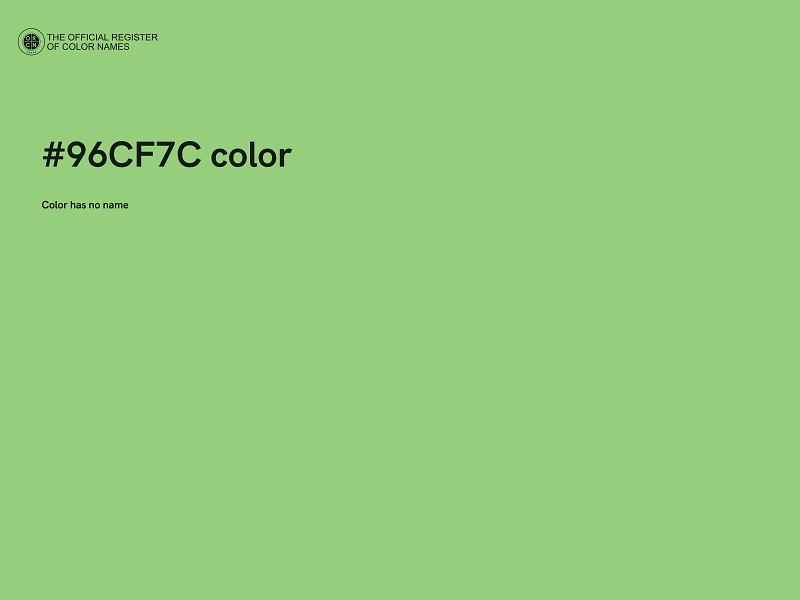 #96CF7C color image