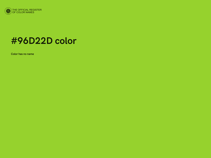 #96D22D color image