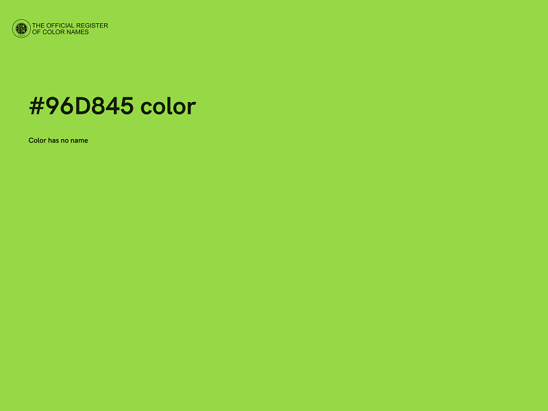 #96D845 color image