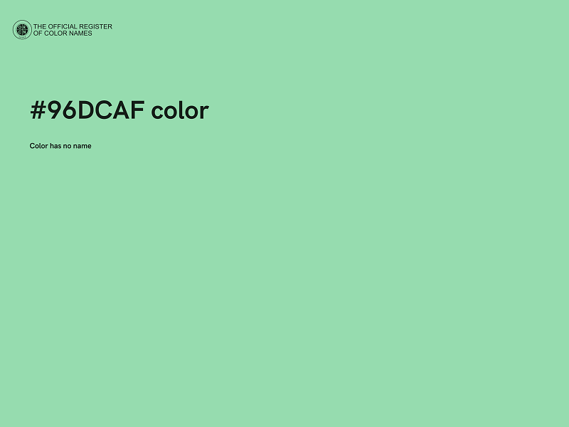 #96DCAF color image