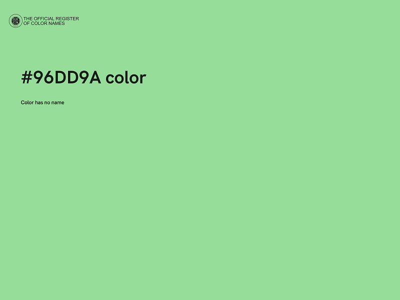 #96DD9A color image