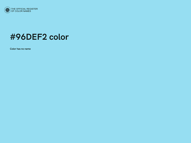 #96DEF2 color image