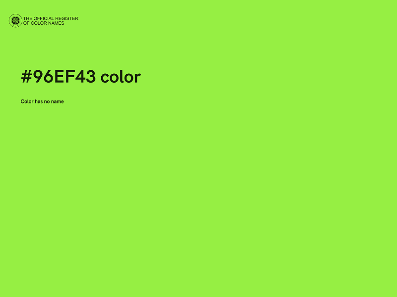 #96EF43 color image