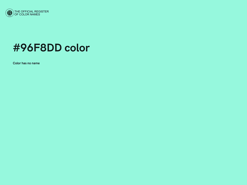 #96F8DD color image